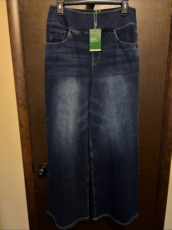 HALARA Denim - HALARA Indigo Wide-Leg Flare Jeans